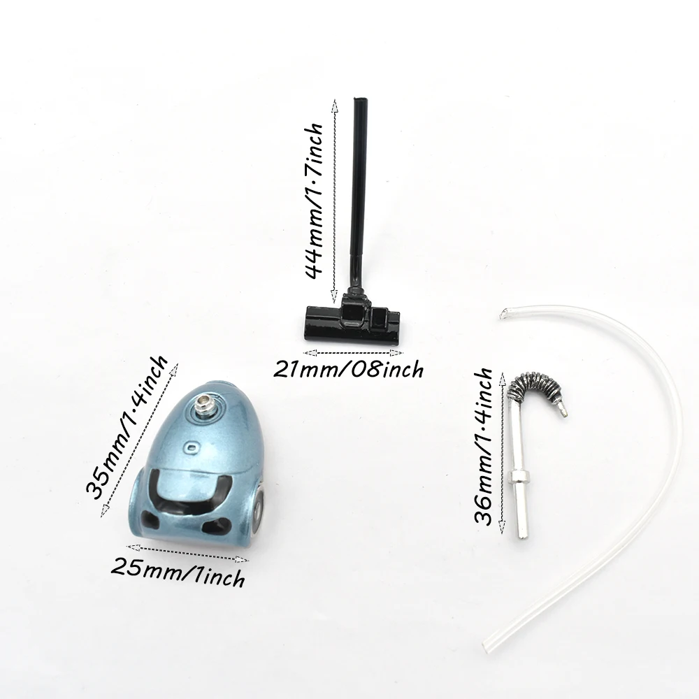 1:12 Mini Vacuum Cleaner Toy Miniature Vacuum Cleaner Toy Model for Boys and Girls Birthday Party Favor Toy