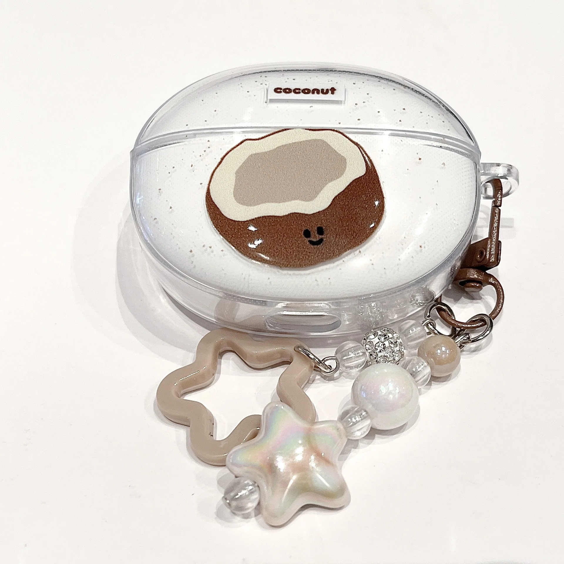 Cartoon Flower Butterfly Pendant Protective Headphone Case - Cute and Soft Design