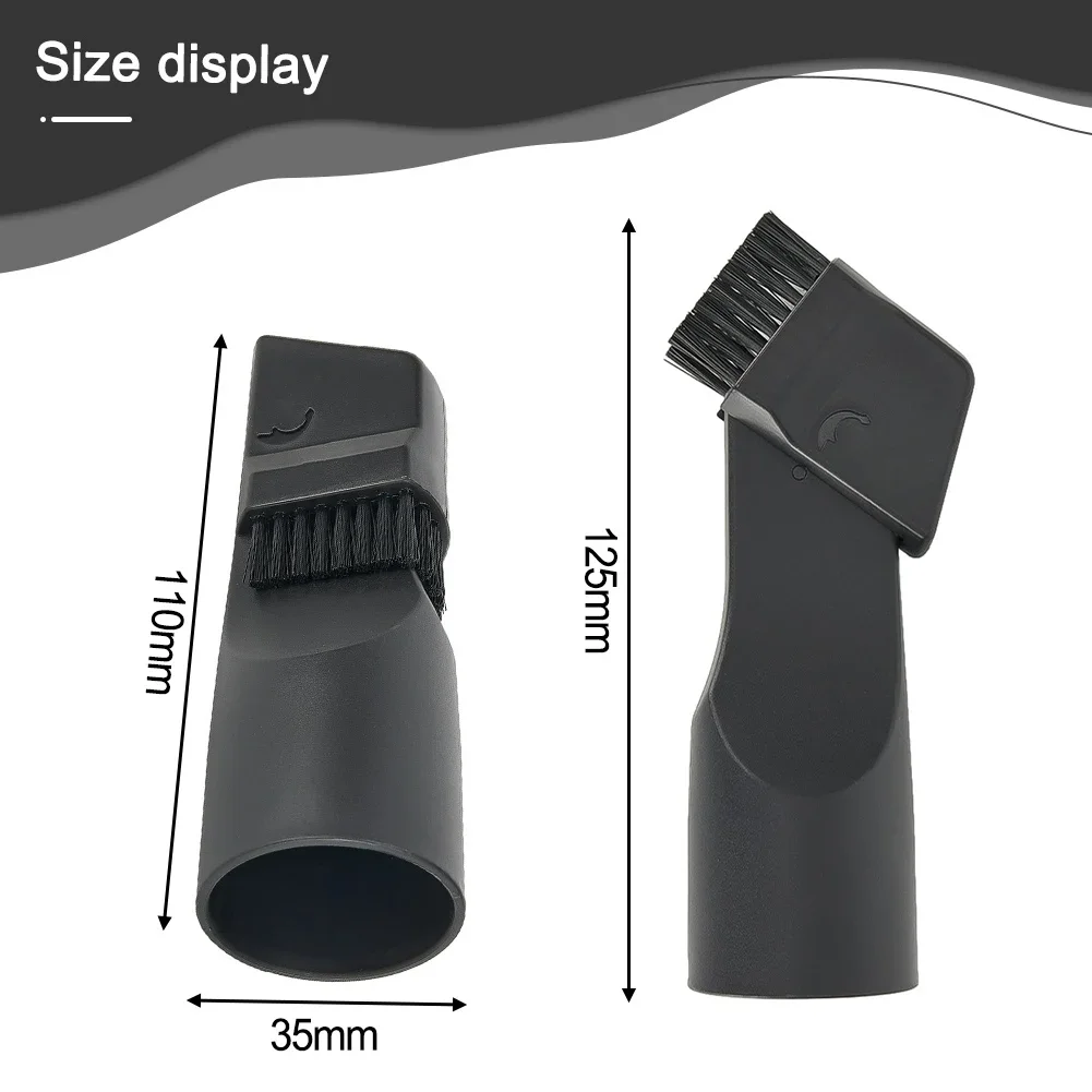 

35mm Tip Brush Parts Flat Attachment Cleaning Replacement Vacuum Cleaner Suction Accessories Useful Convenient