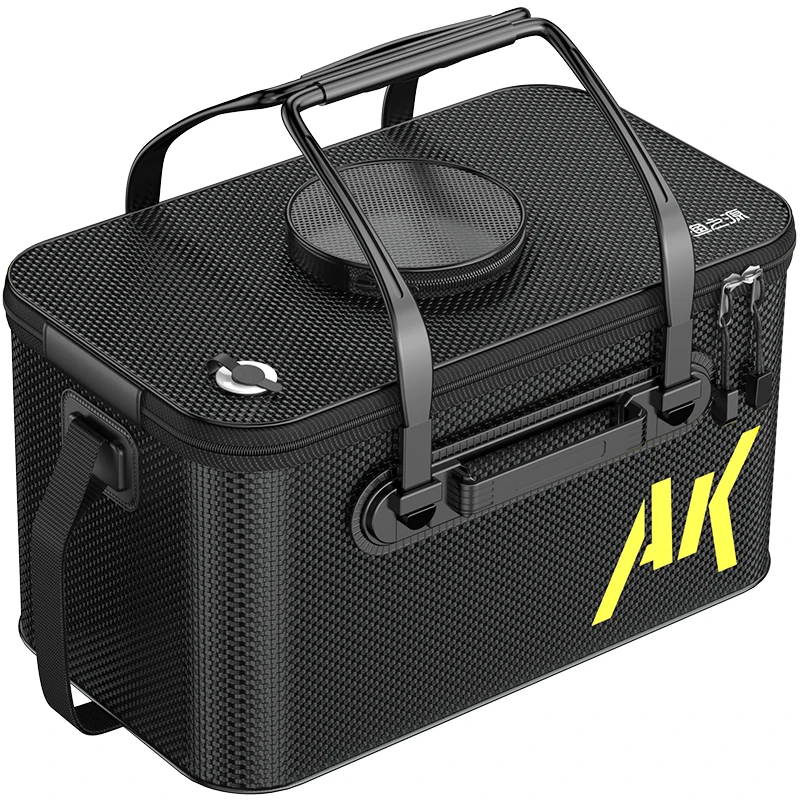 YUZHIYUAN Fishing Container Foldable Portable Live FIsh Bucket Large Capacity Water Bucket Thickened EVA Material 1