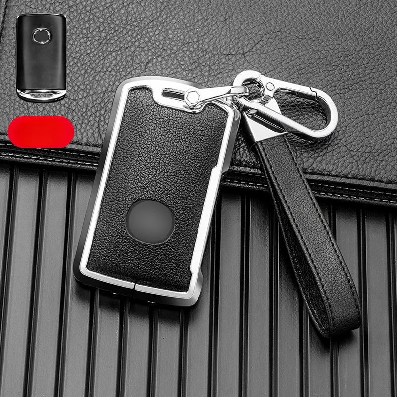 Zinc Alloy Leather Car Key Cover Case for Mazda 3 Alexa CX-30 CX30 CX5 CX 5 CX-5 CX8 CX9 CX4 2019 2020 Auto Accessories - Sbd7e44ec53e545a6b8815680f488f84eT