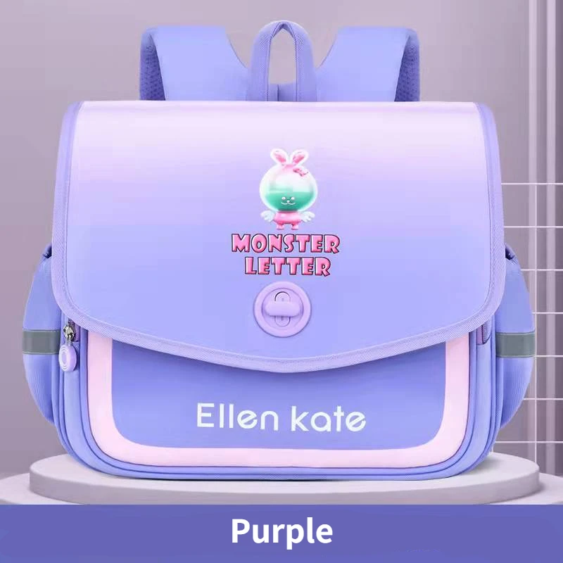 Student Horizontal Primary School Bags Children British Style Large Backpacks New Girls Boys Cartoon Backpack for Travel Mochila