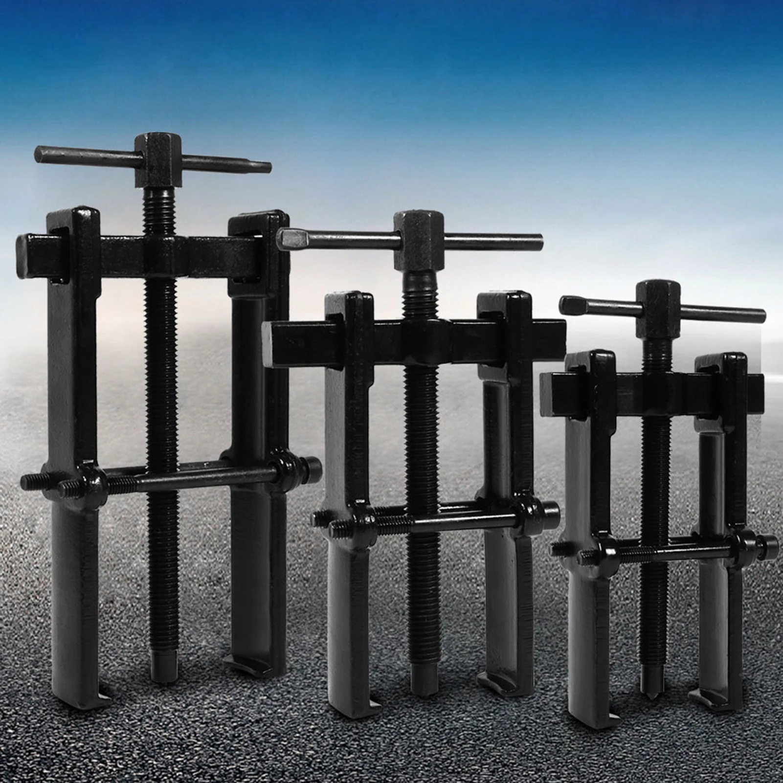 

2.5in 3in 4in 6in 8in Two Jaw Twin Legs Bearing Gear Puller Remover Hand Tool Removal Kit
