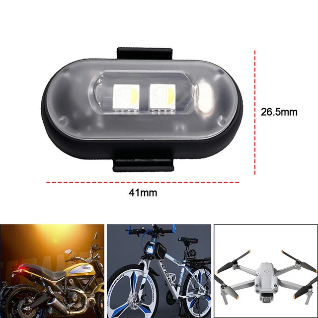  1797 LED Anti-Collision Lights with Remote Wireless Strobe 7  Colors for Motorcycle Drone Aircraft Truck Bicycle RC Car Magnetic RGB USB  Charging Skating Skateboard Running Night Flying 6Pcs : Tools 