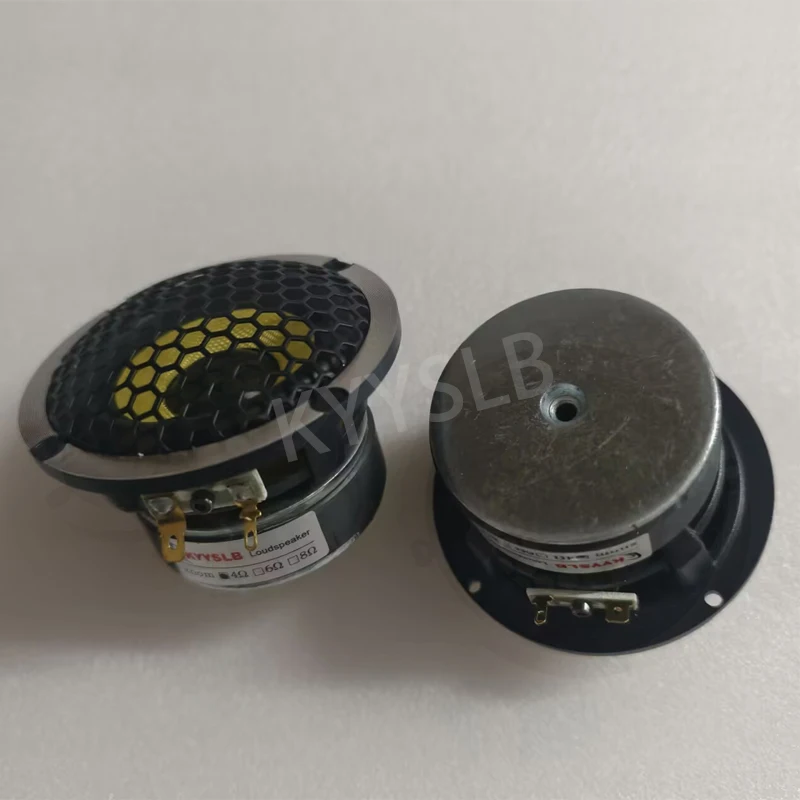 KYYSLB 30-100W 3-inch Aluminum Frame Mid-range Speaker for Home Car Audio Systems Midrange Speaker