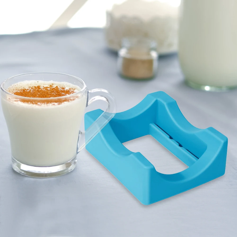 Description Picture 5 of itemTumbler Holder Silicone Cup Cradle Stand Anti Slip Lightweight Two Angle Support Tumbler Cradle Rack Household Accessories
