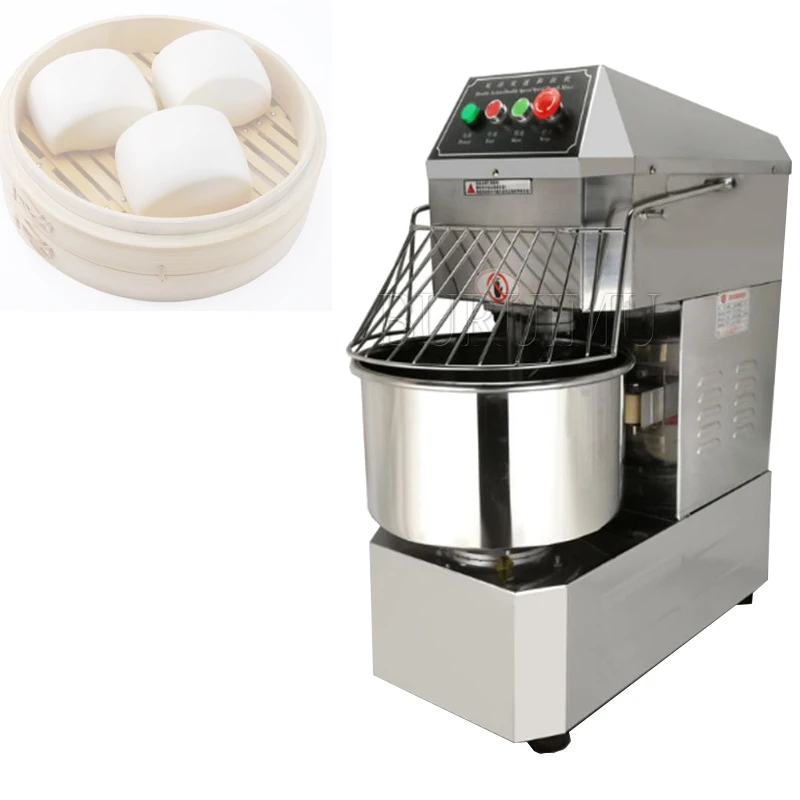 

Commercial Electric Food Mixer Stand Mixer Dough Mixer 2 Speeds Stainless Steel Mixer