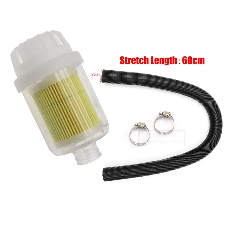 25mm Air Diesel Parking Heater Intake Filter Silencer Intake Pipe 5 Type Fit For Webasto Eberspacher Black/Blue/Yellow