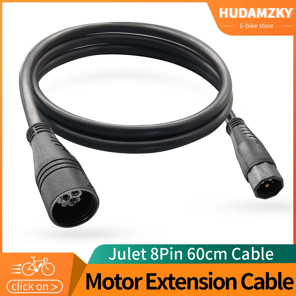 

Ebike Julet 9Pin 60cm Hub Motor Extension Cable Conversion Cable for Electric Bicycle Accessories