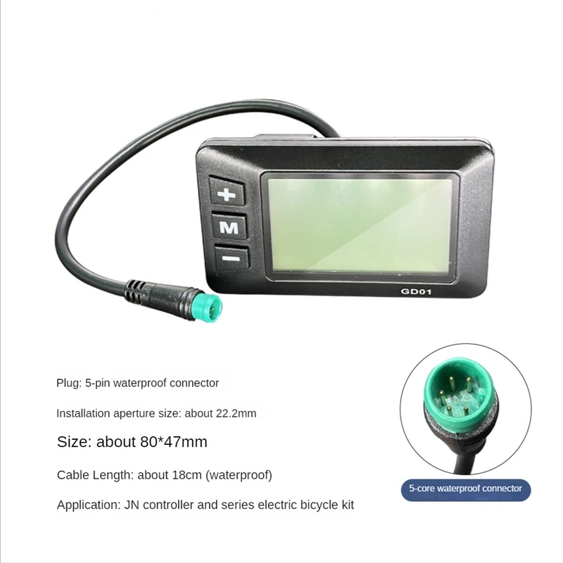 26A Controller Electric Bicycle Controller As Shown For 36V/48V 500W/750W Motor GD01 With Universal Small Kit