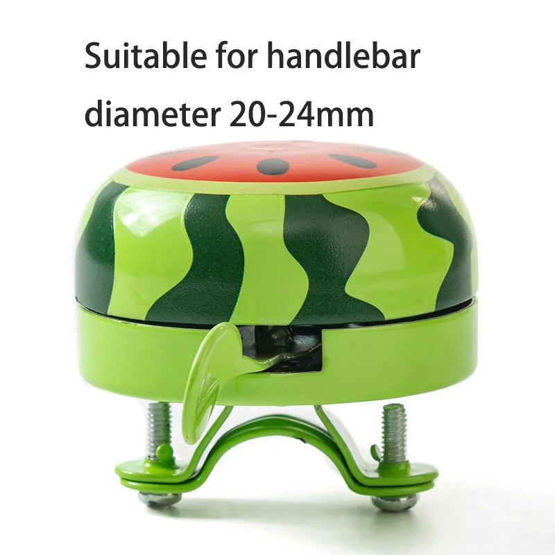 Fahrradklingel Cartoon Mountainbike Roller Kinder Fahrradklingel Wassermelone Erdbeermuster Fahrradausrüstung – Detail 3