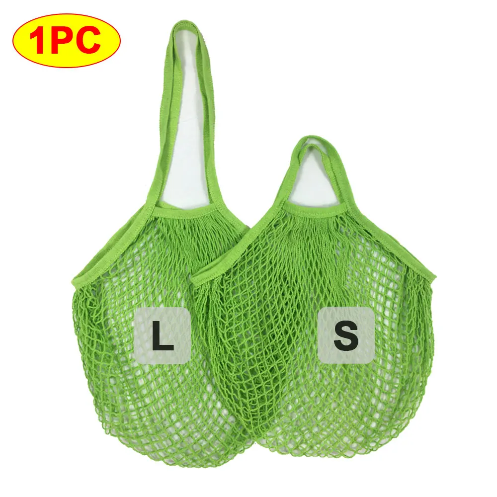 Portable Reusable Cotton Mesh Shopping Bag