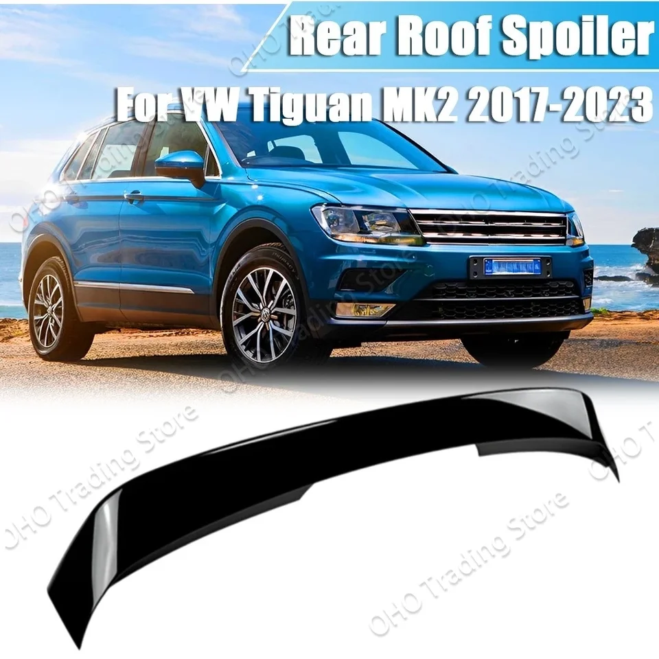 Becquet De Toit Arrière Et De Cofe Pour VW Tiguan MK2 2017 -2023, Kit De Carrosserie Noir Brcorporelle, Édition Régulière