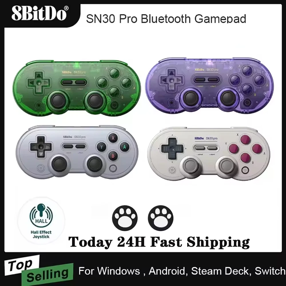 8Bitdo SN30 Pro Bluetooth Gamepad，Wireless Game Controller