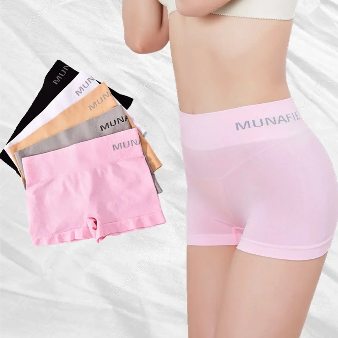 Description Picture 2 of itemWomen's Seamless Safe Short Short Tights for Women Safety Pants Under Shorts Women Leggin Shorts Style Boxer String Femme Sexy