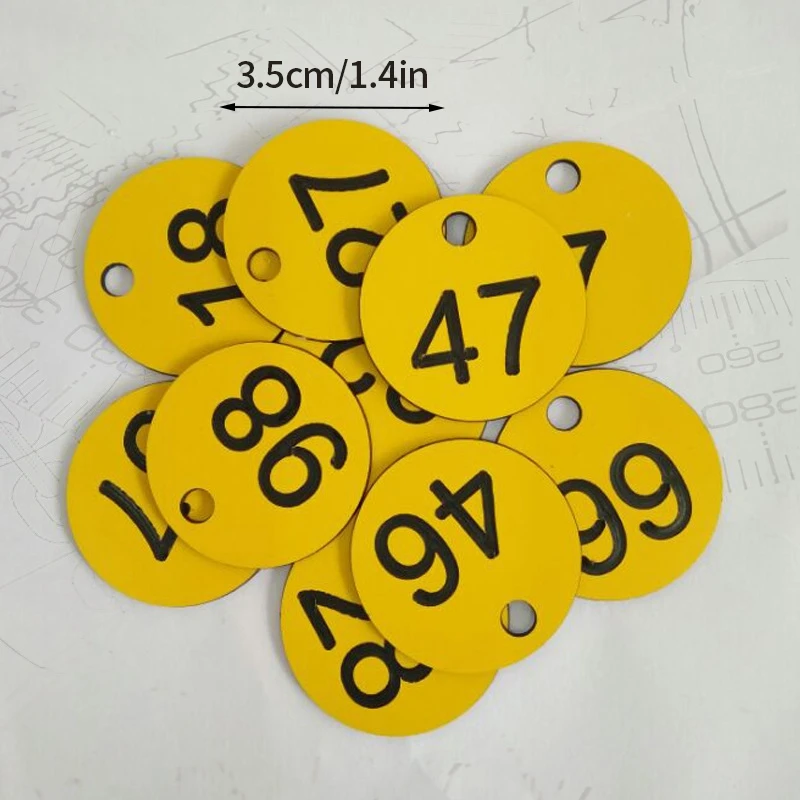Beehive Tags Round Numbered Label Sequential Mark Tag Acrylic Beekeeping Honeycomb Tools 10-50pcs, beekeeping tools,beekeeping accessories
