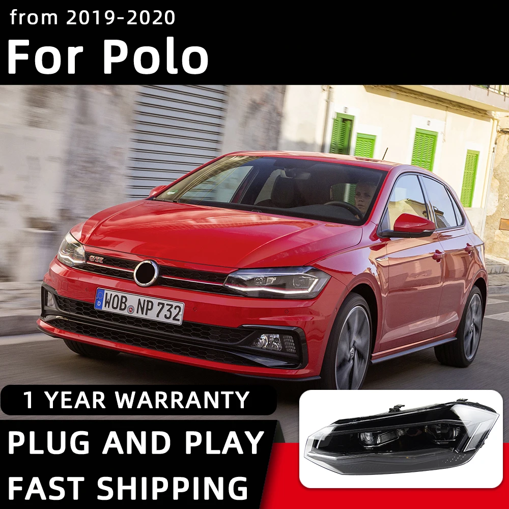 Car Styling for VW New Polo LED Headlight 2019-2020 Head DRL Signal Projector Lens Automotive Accessories - AliExpress