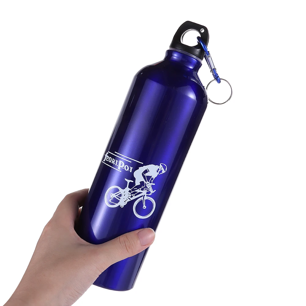 Aluminum Alloy 750ml Bicycle Water Bottle Food Grade Sports Fitness Running Riding Camping Hiking Kettle Leak-proof Bike Bottle water bottle bicycle water bottle sports bottle