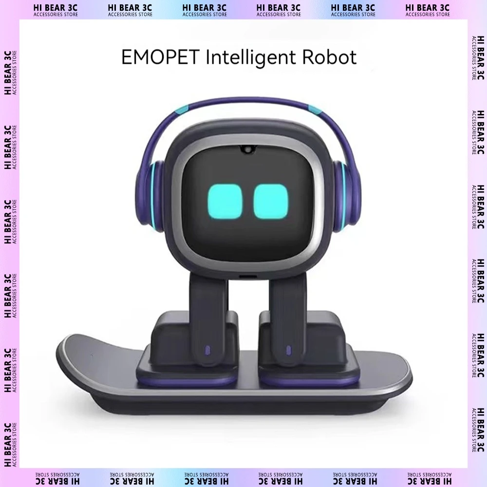 

EMOPET умный робот, электронный питомец, интеллектуальная настольная игрушка-робот с интеллектуальным распознаванием лица и эмоциональным взаимодействием для детей, подарки для мальчиков