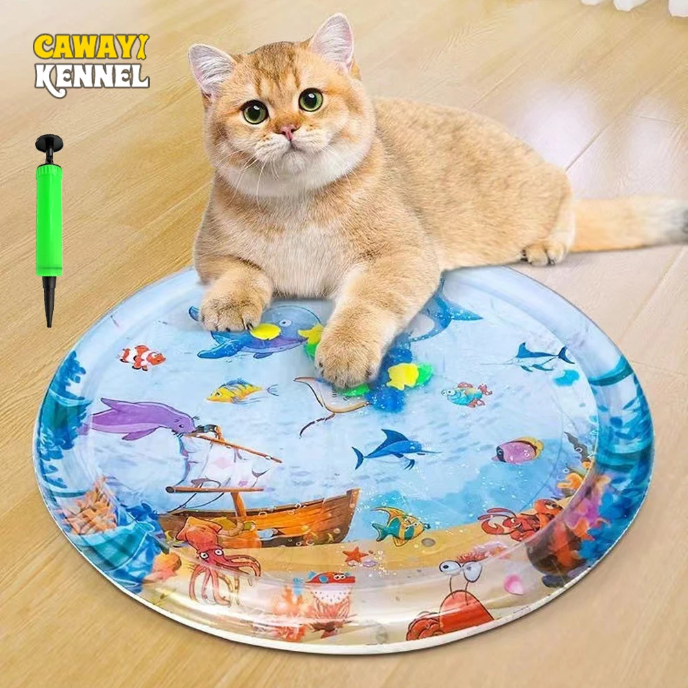 Print Dog Mat Cooling Summer Pad Mat For Dogs Cat Blanket Sofa Pet Dog Bed Summer Water Injection Pad For Small Medium Large Dog_voghion.com