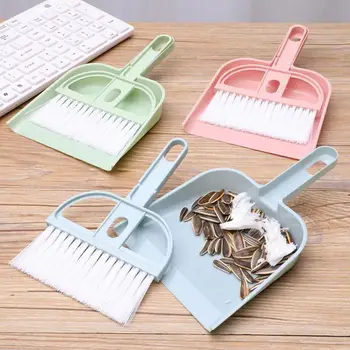 Mini Cleaning Dustpan And Brush Set Small Broom Dustpans Desktop Sweeper Garbage Cleaning Shovel Table Household Cleaning Tools 1