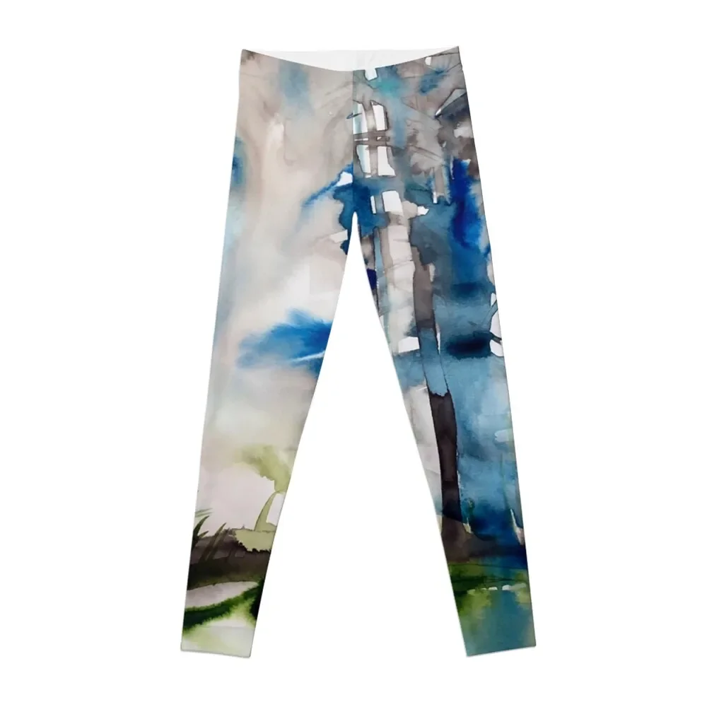 

foggy forest Leggings Fitness woman sportswear gym Womens Leggings