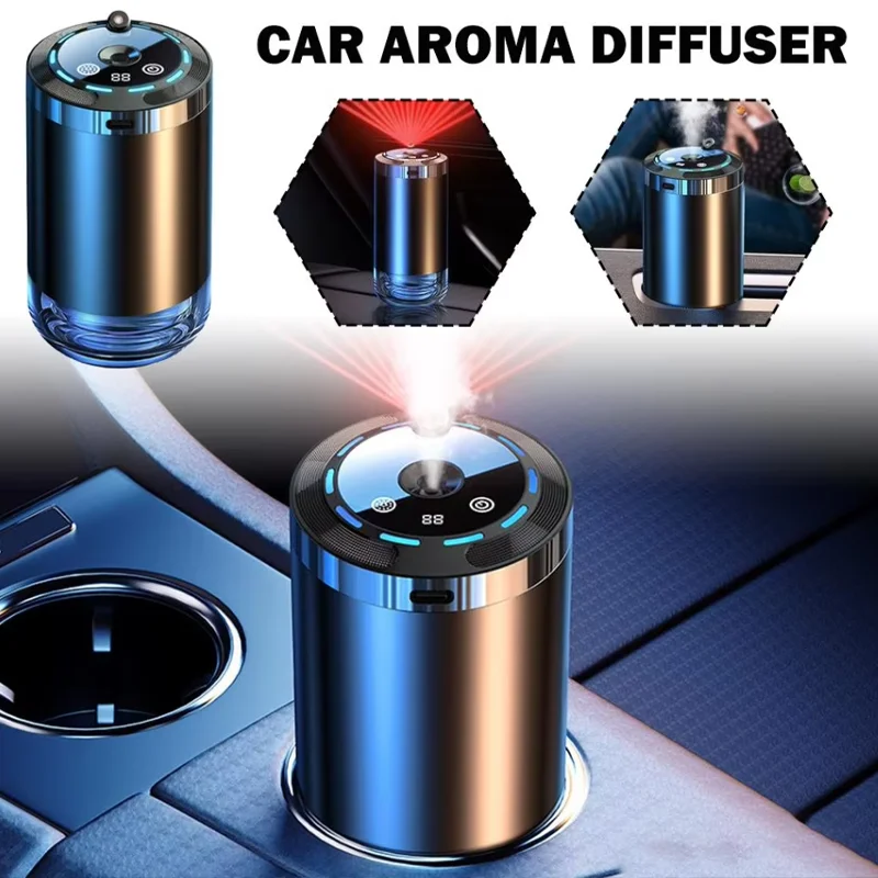 CNDK Smart Car Air Freshener USB Charging Essential Oil Fragrance Air Freshener