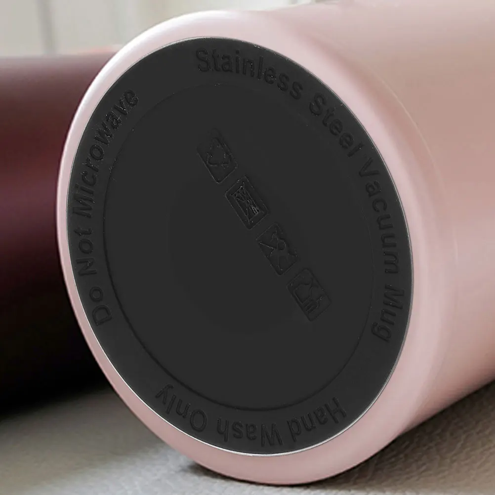 6pcs Black 56 mm Self Adhesive Coasters Rubber Bottoms For Tumblers Non-Slip Insulated Mug Pad For Coffee Shop Home Office