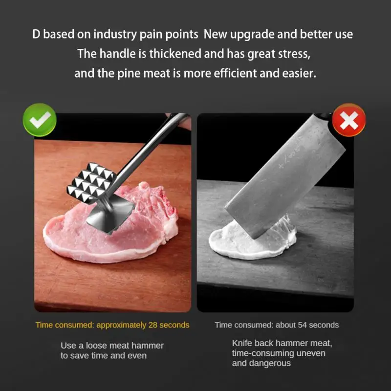 Household Meat Hammer Kitchen Gadget Meat Tenderizer Needle Steak Pork Chops Loose Food Cooking Tool Kitchen Accessories