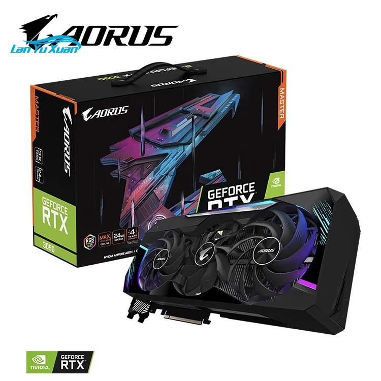 Graphics Card Brand RTX 3070 3080 3090 MASTER 8G Gaming Graphics Card with 8GB GDDR6X Memory with  support 8K gigabyte aorus rtx 3080 gaming box 10gb gv n3080ixeb 10gd rev 2 0