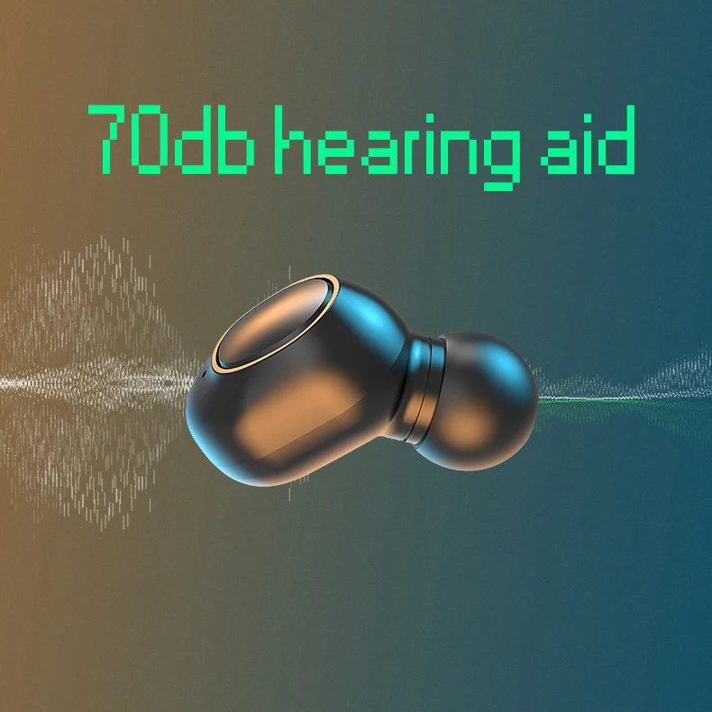 Rechargeable Hearing Aid Digital Hearing Aids for The Elderly Hearing Amplifier Adjustable Hearing Device With Lanyard 5