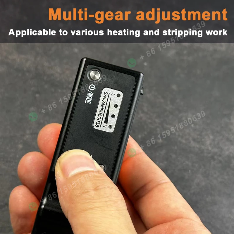 Mini Fiber Optic Thermal Stripper Pliers Heated 2-12core Ribbon Fiber Wire Hot Jacket Stripper Cutter Automatic Stripping Tool