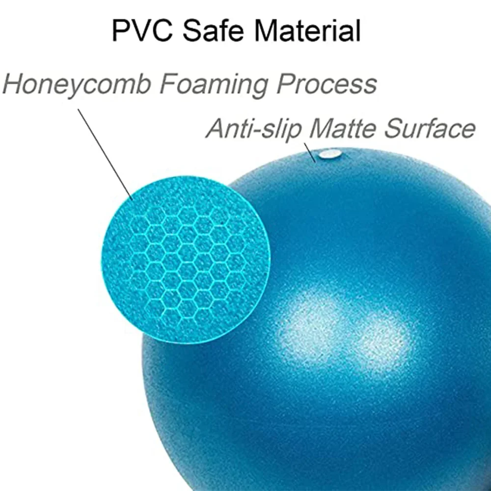Yoga Ball Gymnastics Ball 25CM Pilates Yoga Ball Exercise Anti-Pressure Explosion-Proof Gymnastics Balance Exercise Fitness Gym Home Yoga Core Training