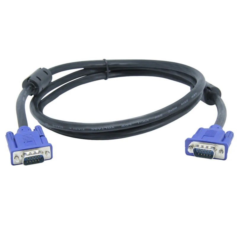 1M 1.5M 3M 5M 10M 20M VGA to VGA Cable Male to Male Computer Video Monitor Cable 1080P Full HD HDR15 For PC Laptop TV Projector