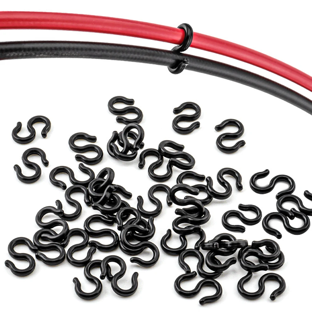 Bicycle Brake Cable Clip Buckl Bike Housing Cable Clip Guide 10pcs
