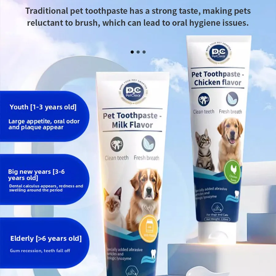 Milk Flavor Pet Toothpaste 6