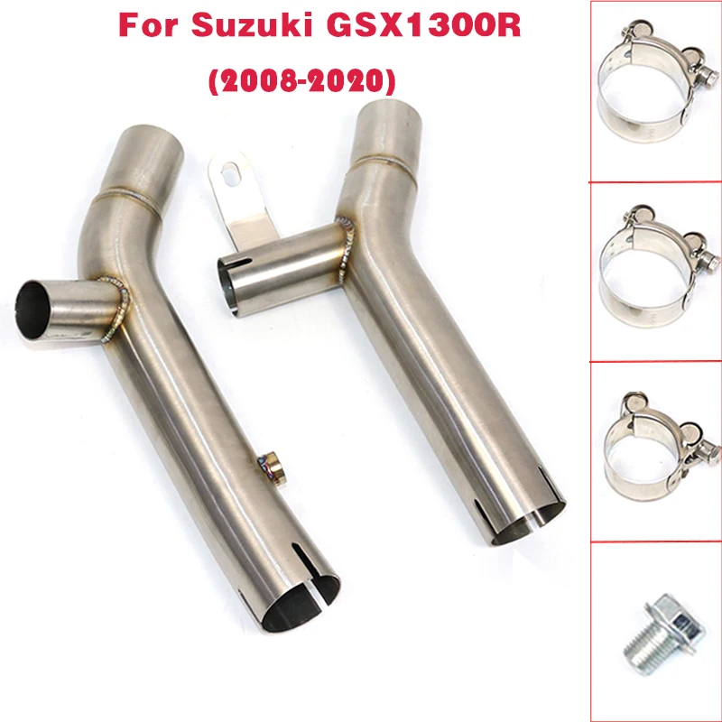 MotorcycleExhaustDecatPipeforSuzukiGSX1300RHayabusa20082018