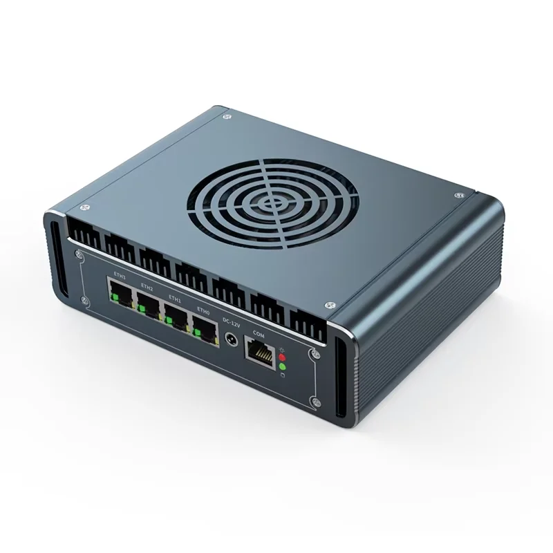New Solid Intel N150 Firewall Appliance Aluminum with Fan 4x