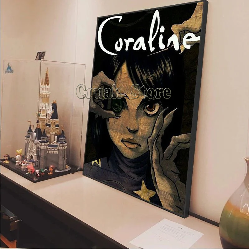 Diamond Painting Anime Movie C-Coraline Poster Aesthetic Full Rhinestone  Mosaic Horror Witch Quotes Cross Stitch Kit Home Decor