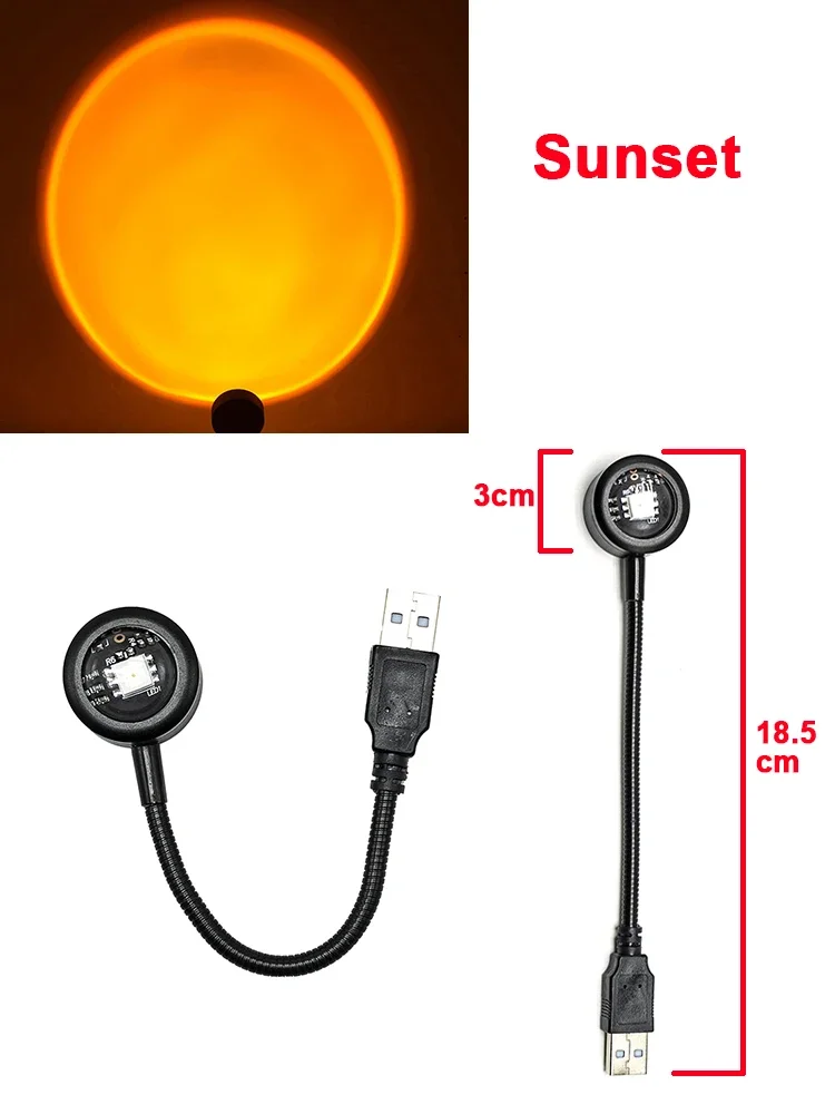 ตัวเลือกสินค้า Rainbow Sunset LED Wall Light