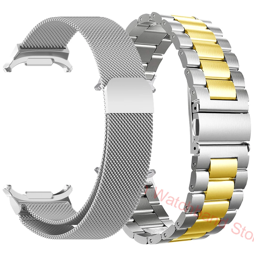 2-Pack Metal Strap - Stainless Steel Milanese Loop Bracelet
