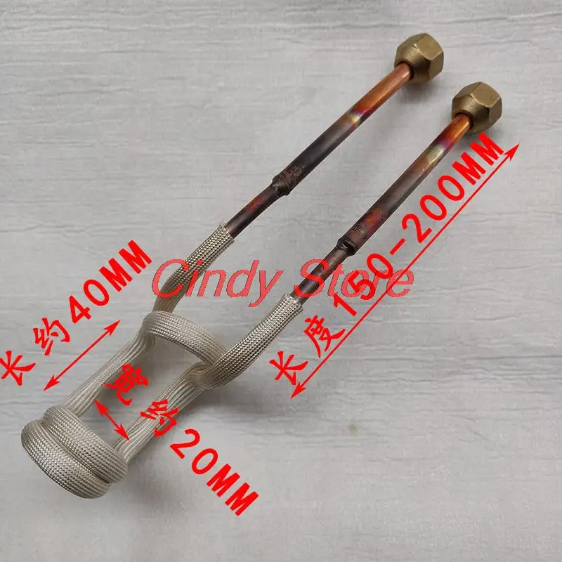 High frequency machine induction heating coil Water drill gear turning tool heating coil copper tube induction