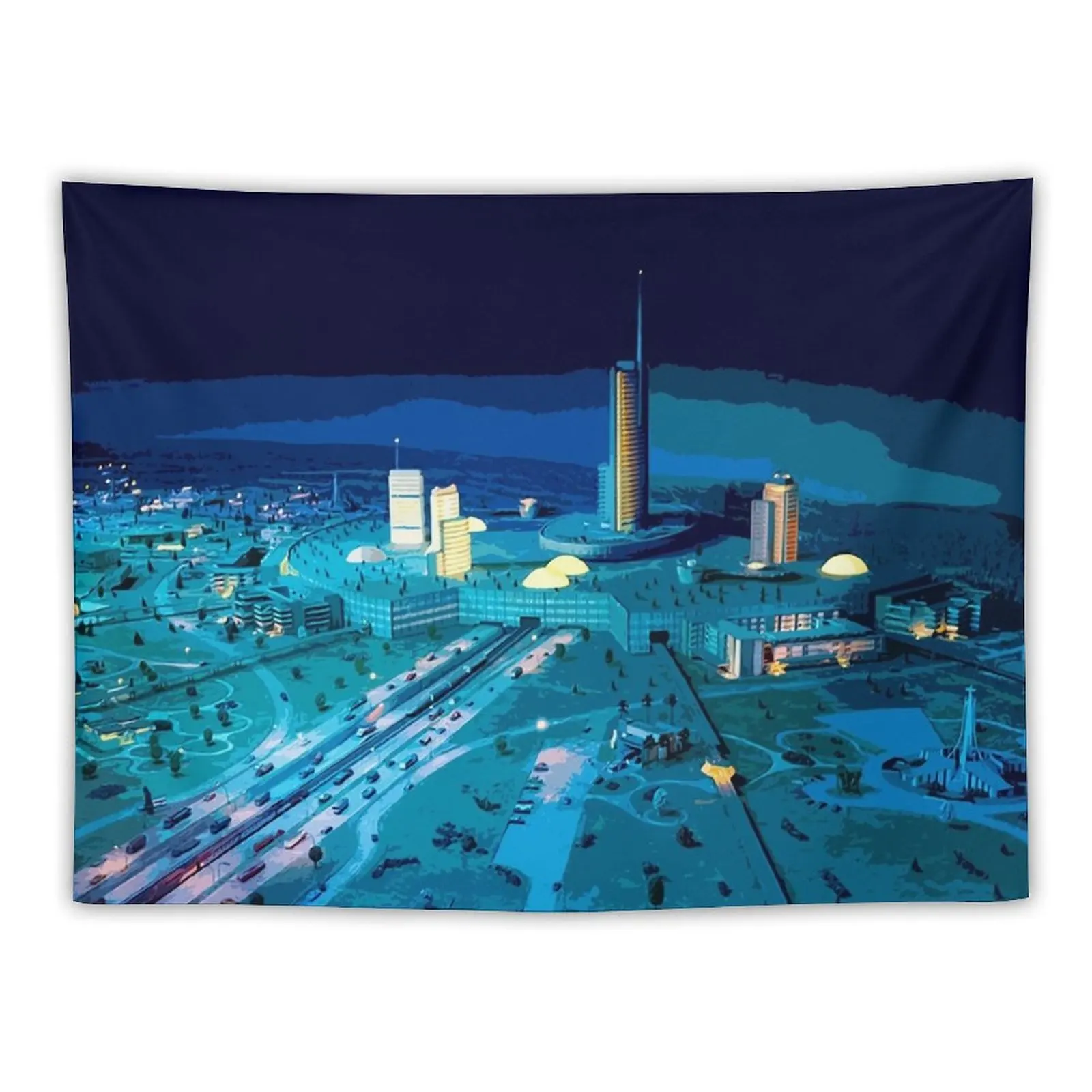 

Progress City! Tapestry Room Decor Cute Room Decor For Girls Hanging Wall Wall Decoration Tapestry