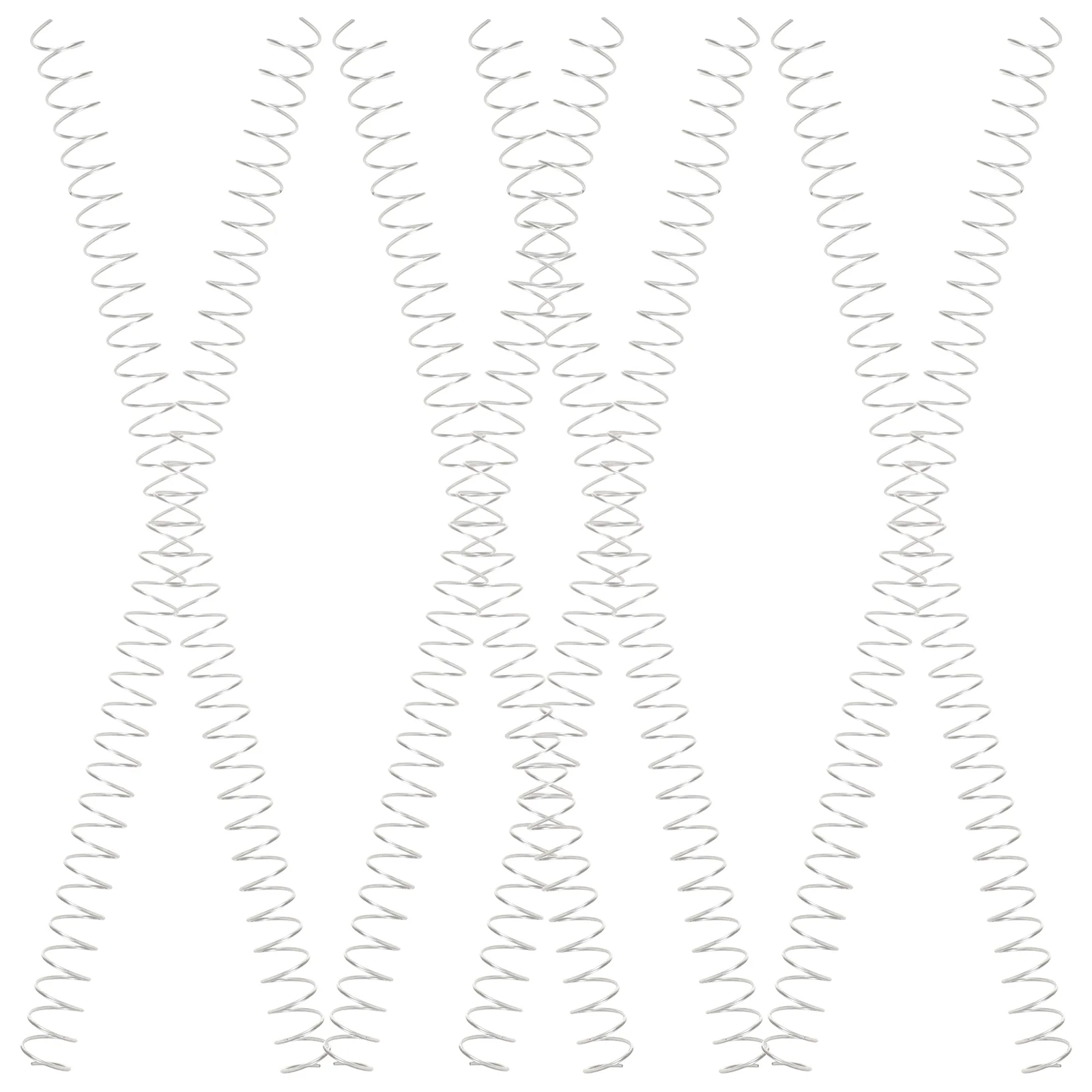 

10 Pcs Spiral Binding Coils Flexible Book Spirals Removable Binder Metal Table Iron Calendars for