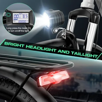 Electric Bike, 1000W Peak Ebike 22MPH Electric Bike for Adults, 48V Removable Battery, Cruise Control, 26 6