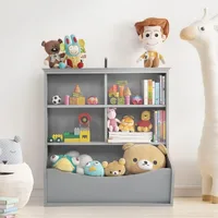 Kids'Toy Storage Organizer,Open Storage Cubby, Multifunctional Book Cabinet/ Shelf for Nursery,Playroom,Closet,Home Toy Bookcase 1