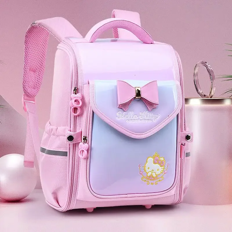 

Sanrioed Hello Kitty Anime Cute Large Capacity Children Backpack Schoolbags Student Cartoon Shoulder Bag Travel Gift for Friend