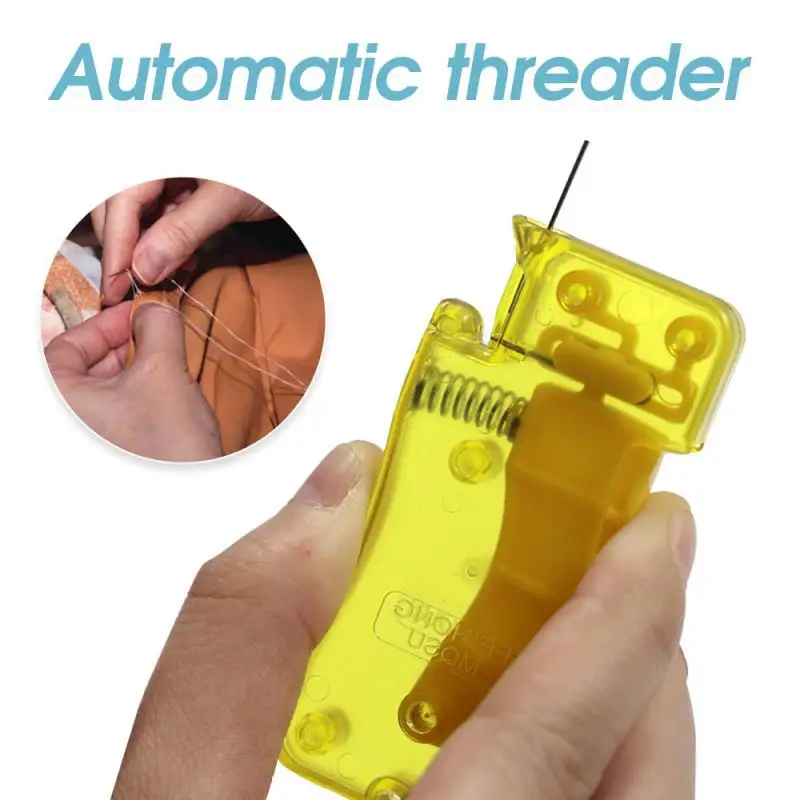 Sewing Needle Threader 1/2pc Home Automatic Needle Threader DIY Tool Hand Sewing Machine Device Thread Auto Needle Cross Stitch Household Accessories