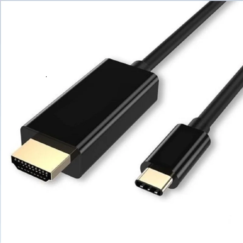 

USB C cable 3.1 Type C to HDMI-compatible 4K 60HZ 1.8M 6Ft HDTV Adapter For Macbook Sumsung S8 Huawei MateBook Thunderbolt 3
