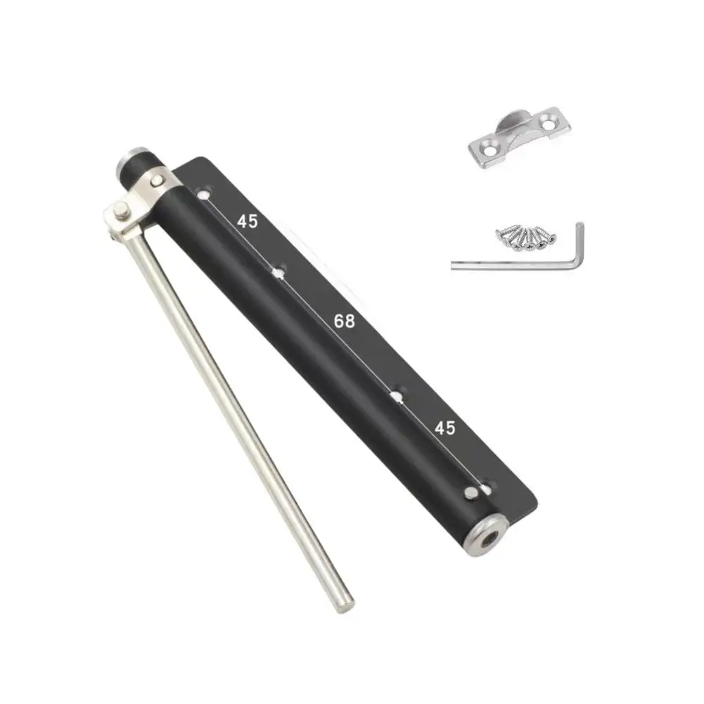Automatic Door Closer Safety Spring Door Closer, Zinc Alloy Adjustable Closing Hinge Closer For Self Closing J0s8